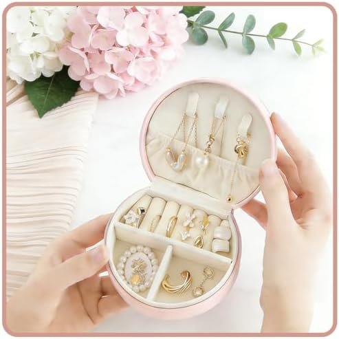 18 Pcs Mini Jewelry Travel Case,Gorgeous Leather Travel Jewelry Box for Bridal Proposal Gifts,Exquisite Multicolor Bulk Jewelry Boxes for Rings,Earrings and Necklaces - Image 7