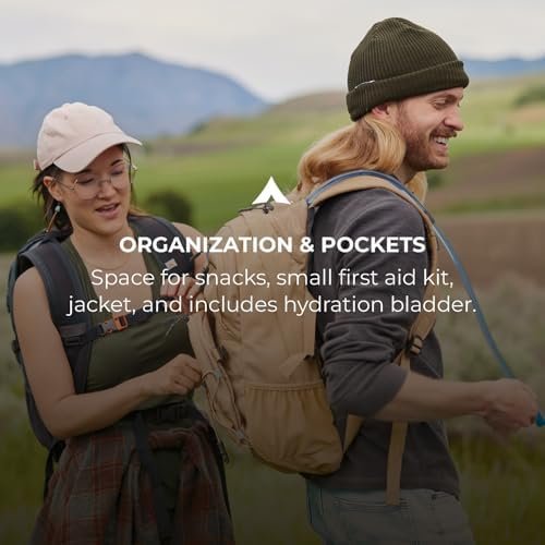 Teton Oasis/Trailrunner Hydration Backpack – Lightweight Water Pack with 2L/3L Bladder for Hiking, Running, Cycling, Biking – 2L/18L/22L Sizes – Sewn-in Rain Cover – Fits Men and Women - Image 5