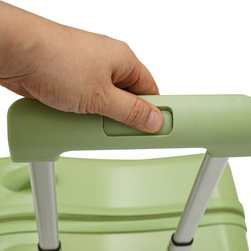 18" Ride-On Travel Suitcase for Kids, Carry on Luggage Kids with Spinner Wheels, Children Rolling Trolly Luggage, Rideable Travel Case for Toddlers & Children - Image 5