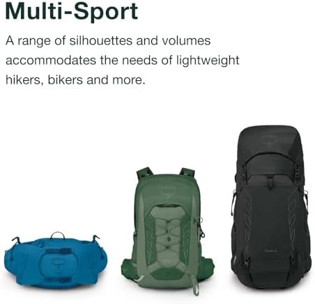 Osprey Talon 22L Men's Lightweight Hiking Backpack - Small Daypack for Travel & Camping, Frosty Mint Green/Night Shift - Image 5