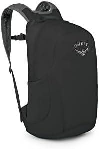 Osprey Ultralight Collapsible Stuff Pack - Lightweight, Packable Travel Backpack — Extra Bag For Travel and Every Day — 18 L Capacity Daypack to Expand Luggage, Black