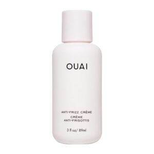 OUAI Anti Frizz Cream Travel Size - Moisturizing Hair Cream with Frizz Control & Heat Protection - Provides Hydration with Jackfruit & Beetroot Extract - Paraben, Phthalate & Sulfate Free (3 oz)