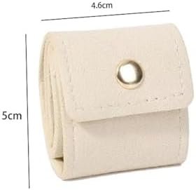 3Pcs Mini Travel Jewelry Bag with Buckle,Small Travel Jewelry Organizer Case,Foldable Jewelry Roll for Journey Rings, Necklaces, Earrings, Bracelets-Lightweight Jewelry Storage Organizer - Image 7