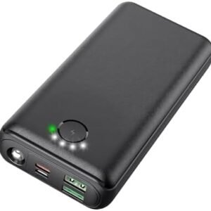 Portable Charger Power Bank 30000mAh USB C 22.5W Fast Charging External Battery Pack PD QC4.0 with Flashlight 3 Outputs & 2 Inputs Battery Bank for iPhone Samsung Galaxy iPad etc (Black)