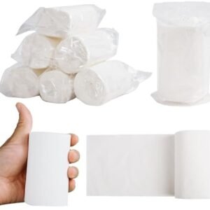 Travel Toilet Paper 6 Rolls – Coreless & Individually Wrapped, Compact Packable Tissue for Camping, RV, Hiking, Outdoor Trips, Waterproof Portable Bathroom Tissue (6)