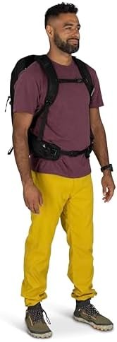 Osprey Talon 22L Men's Lightweight Hiking Backpack - Small Daypack for Travel & Camping, Frosty Mint Green/Night Shift - Image 8