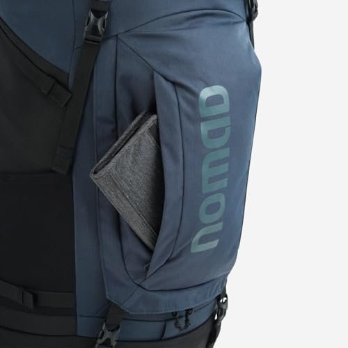 NOMAD Batura Backpack - Premium 55L Pack with Rain Cover Included | Lightweight Rucksack for Traveling, Hiking, Camping, Outdoor Sports (Dark Navy) - Image 14