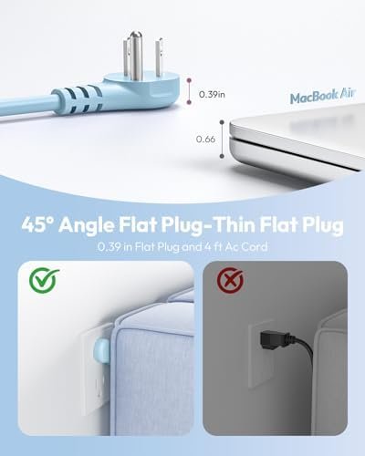 NTONPOWER Travel Power Strip,Travel Essentials 4 Outlets 3 USB(1 C) with 4FT Wrapped Extension Cord Flat Plug, Cruise Essentials 2026 for Hotel Travel Cruise Essentials, Blue - Image 6