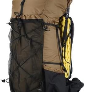 3FULGEAR QiDian Hiking Backpack for Men Women 56L(40+16) Lightweight Outdoor Camping Bag Trekking Daypack (Khaki)