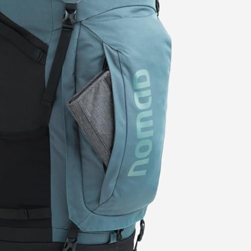 NOMAD Batura Backpack - Premium 70L Pack with Rain Cover Included | Lightweight Rucksack for Traveling, Hiking, Camping, Outdoor Sports (Steel Blue) - Image 14