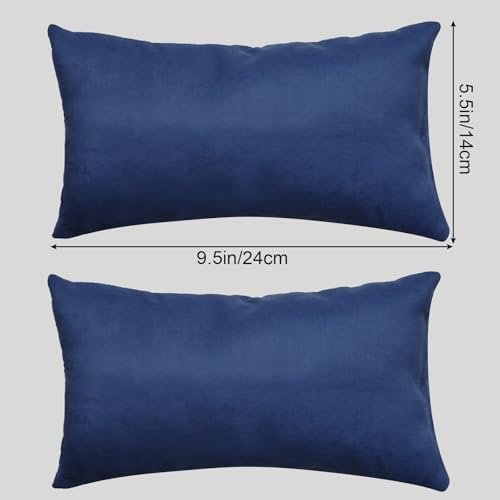 Marrywindix Tiny Pillow 2 Pack Small Decorative Pillow 9.5 x 5.5 in Travel Pillows Soft Pet Pillow for Camping Travel Sleeping Bed Sofa Neck Knee Wrist Support - Image 2
