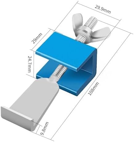 Upgraded Portable Door Lock, Heavy Duty Stainless Steel Security Device for Travel, Hotel, Apartment and Dorm Room Doors, Blue(Blue) - Image 2