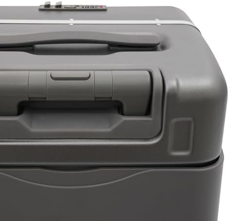 Kid Ride-on Trolley Case, Portable Trolley Suitcase with Combination Lock and Adjustable Height Pull Rod, Top Opening Suitcase Children's Rolling Travel Luggage For Family Trips (Dark Grey) - Image 8