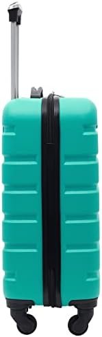 Wrangler 20" Spinner Carry-On Luggage, Teal - Image 4