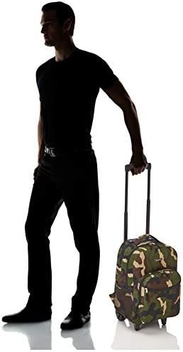 Rockland Double Handle Rolling Backpack, CAMO, 17-Inch - Image 8