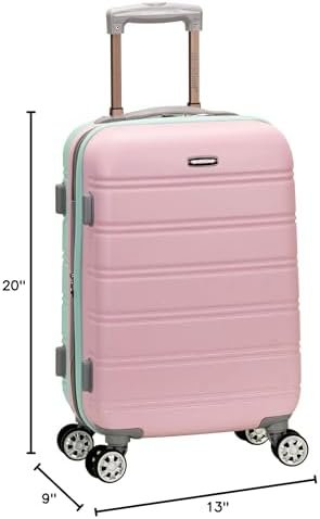 Rockland Melbourne Hardside Expandable Spinner Wheel Luggage, Mint, Carry-On 20-Inch - Image 11