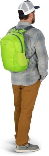 Osprey Ultralight Collapsible Stuff Pack - Lightweight, Packable Travel Backpack — Extra Bag For Travel and Every Day — 18 L Capacity Daypack to Expand Luggage, Black - Image 7