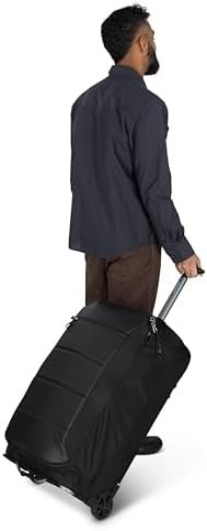 Osprey Ozone 2-Wheel 80L/27 Checked Luggage - Lightweight Rolling Bag with High Clearance and Oversized Wheels - Travel Suitcase with Mesh Organization, Trolley Handle and Add-a-Bag Strap, Black - Image 10