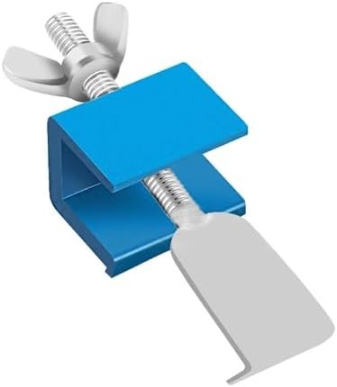 Upgraded Portable Door Lock, Heavy Duty Stainless Steel Security Device for Travel, Hotel, Apartment and Dorm Room Doors, Blue(Blue) - Image 3