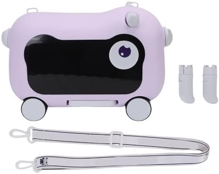 18.9" Ride On Travel Suitcase for Kids, Lightweight and Portable Carry on Luggage with Wheels, Pressure Proof and Sturdy with A Large Capacity Design for kids on the go (Violet) - Image 7