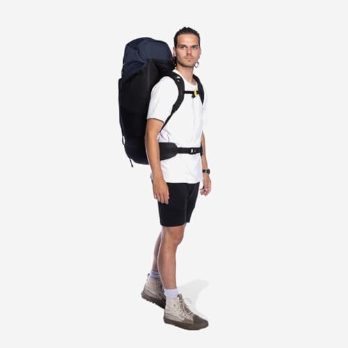 NOMAD Batura Backpack - Premium 70L Pack with Rain Cover Included | Lightweight Rucksack for Traveling, Hiking, Camping, Outdoor Sports (Dark Navy) - Image 21