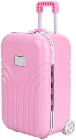 Kids Luggage Toy Rolling Suitcase with Backpack and Wheels for Toddler Travel (Rose) - Image 8