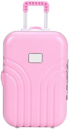 Kids Luggage Toy Rolling Suitcase with Backpack and Wheels for Toddler Travel (Rose) - Image 6