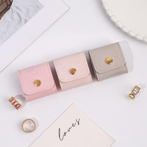 3 Pack Mini Jewelry Organizer, Travel Jewelry Case, Foldable Multifunctional Travel Jewelrys Pouch for Earrings, Necklaces, Rings, Chain Bracelets, Brooches - Image 2