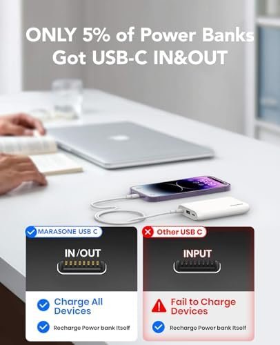 Portable Charger,Slimmest 10000mAh 22.5W PD Fast Power Bank, USB C in&Out High-Speed Charging Battery Pack Compatible with iPhone 16 15 14 13 X Samsung S22 S21 Google iPad etc - Image 6