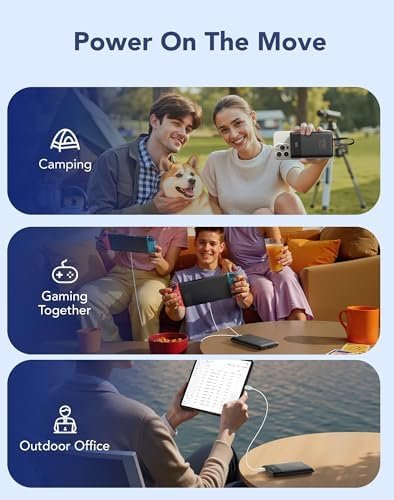 VEGER Portable Charger with Built in Cables, Slim 10000mAh PD 22.5W Fast Charging USB C Power Bank, 4 Outputs 3 Inputs Battery Pack Compatible with iPhone 16 15 14 13 Samsung iPad - Travel Essential - Image 8