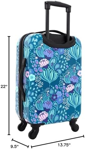 Bella Caronia 3 Piece or 20" Carry-On Voguish Luggage Set, Desert Pattern, 20" Carry-On - Image 8