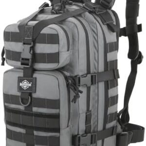 MAXPEDITION Falcon-II Backpack (Wolf Gray) 23L Tactical Backpack, Survival Pack, Bug Out Bag, MOLLE Compatible Go Bag Optimized for EDC & Military, 0513W
