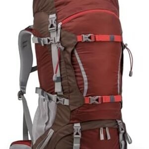 MOUNTAINTOP 70L Internal Frame Backpack Camping Backpacking Hiking Backpack for Men Women with Rain Cover