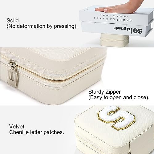 Parima Travel Jewelry Case - White Gift for Female Friends and Bridesmaids - Self Care, Birthday and Bride Gifts - Image 6