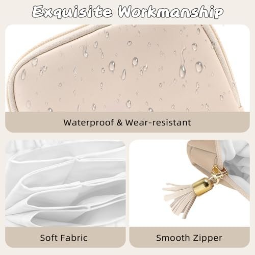 ZLFSRQ Travel Jewelry Case Organizer Small Jewelry Pouch Bag Mini Travel Jewellery Box Portable Jewellery Organizer Storage Bag with Zipper Jewels Pouches for Bracelet Rings Earring for Women - Image 4