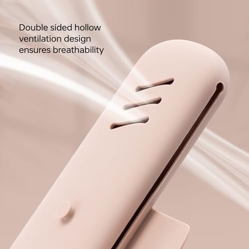 Travel Makeup Brush Holder，Travel Essentials makeup brush case，Silicone Make Up Organizer Bag Purse（Pink+Khaki） - Image 4