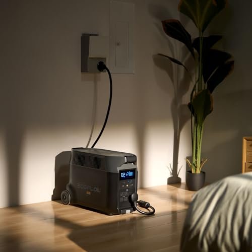 EF ECOFLOW Solar Generator 120V/3.6KWh DELTA Pro with 400W Portable Solar Panel, 23% High Efficiency, 5 AC Outlets, 3600W Portable Power Station for Home Backup Outdoors Camping RV Emergency - Image 8