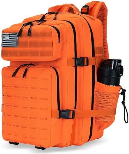 Military Tactical Backpack 45L/25L 3 Day Assault Pack Molle Daypack Hiking Backpack for Men and Women