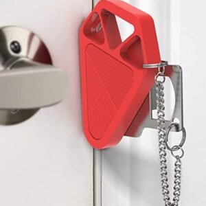 Portable Door Lock Travel Door Locks for Hotel Rooms Apartment Locks Home Security Defender Door Lock Latch Extra Door Locker from Inside Safety Door Locks for Travelers Portable Lock for Door