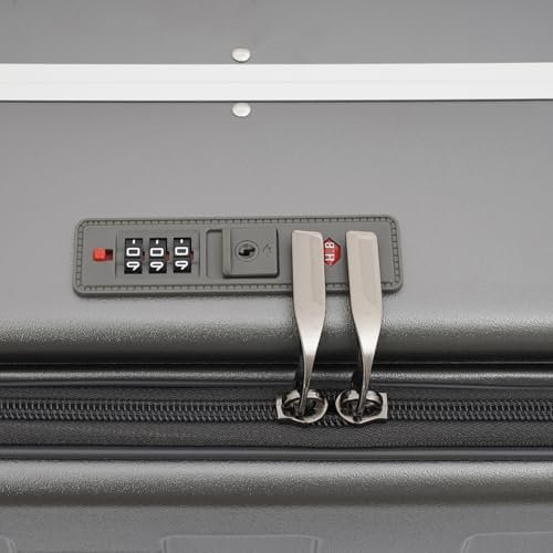 Kid Ride-on Trolley Case, Portable Trolley Suitcase with Combination Lock and Adjustable Height Pull Rod, Top Opening Suitcase Children's Rolling Travel Luggage For Family Trips (Dark Grey) - Image 9