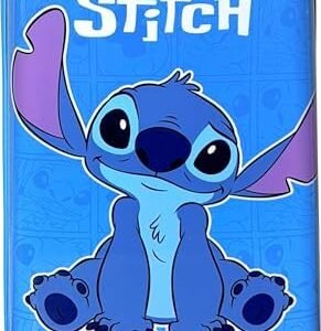 Fast Forward Kids Licensed Hard-Side 21” Spinner Luggage Lightweight Carry-On Suitcase (Stitch I)