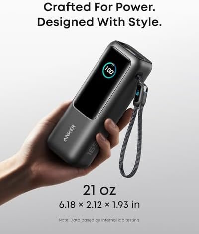 Anker Laptop Power Bank, 25,000mAh Portable Charger with Triple 100W USB-C Ports, Built-in Retractable Cables, Flight-Approved for Travel, iPhone 17/16 Series, MacBook, Samsung, and More - Image 7