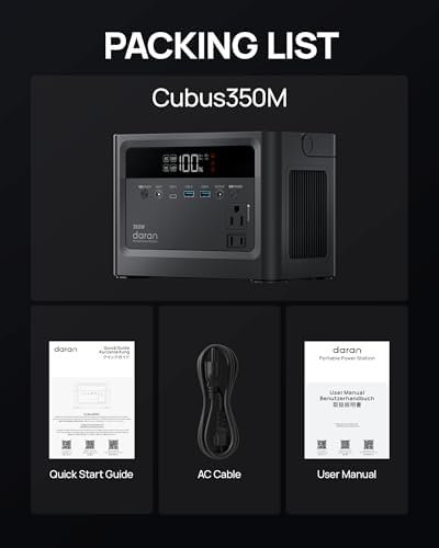 2026 Portable Power Station 230.4Wh LiFePO4 Battery, 350W Power Bank with AC Outlet 110V/ 700W Surge, Solar Generator Fast Charging for Hurricane Emergency, Laptop, Camping, RV, Off-Grid Living - Image 8