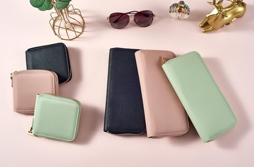 Travel Jewelry Organizer Case - for Tangle-Free Necklaces, Earrings, Rings, Bracelets Storage, Travel Essentials, Fashion Portable Jewelry Travel bags for Women - Medium Macaron Green - Image 7