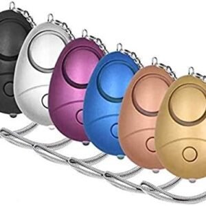 KOSIN Safe Sound Personal Alarm, 6 Pack 140DB Personal Security Alarm Keychain with LED Lights, Emergency Safety Alarm for Women, Men, Children, Elderly1