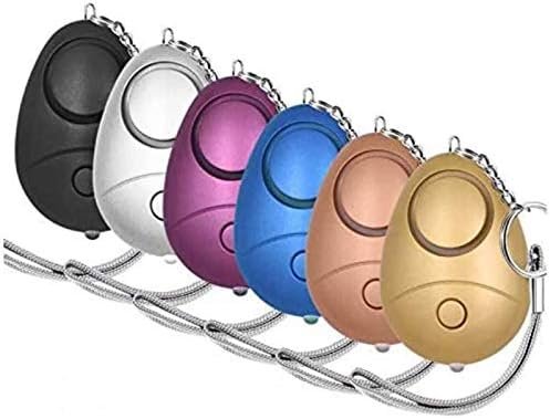 KOSIN Safe Sound Personal Alarm, 6 Pack 140DB Personal Security Alarm Keychain with LED Lights, Emergency Safety Alarm for Women, Men, Children, Elderly1