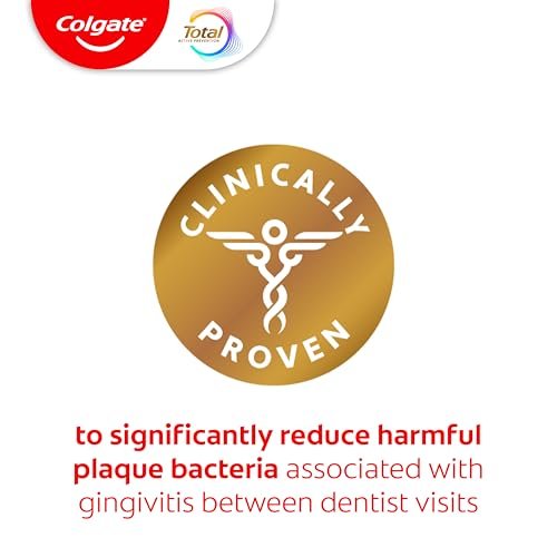 Colgate Total Active Prevention Travel Toothpaste, Whitening Toothpaste with Fluoride, Antibacterial, Mint, Clinically Proven Gum Health, Travel Size 1.4 oz - Image 12