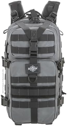 MAXPEDITION Falcon-II Backpack (Wolf Gray) 23L Tactical Backpack, Survival Pack, Bug Out Bag, MOLLE Compatible Go Bag Optimized for EDC & Military, 0513W - Image 6