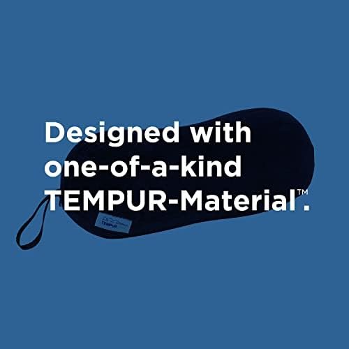 Tempur-Pedic All-Purpose Memory Foam Travel Pillow, Peanut-Shaped Lumbar Pillow for Neck and Back Pressure Relief, Navy - Image 5