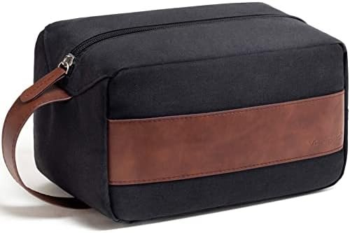Vorspack Toiletry Bag for Men - Water Resistant Travel Bag for Toiletries, Accessories, Travel Essentials, Gifts - Black